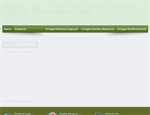 Tablet Screenshot of drboero.com.ar